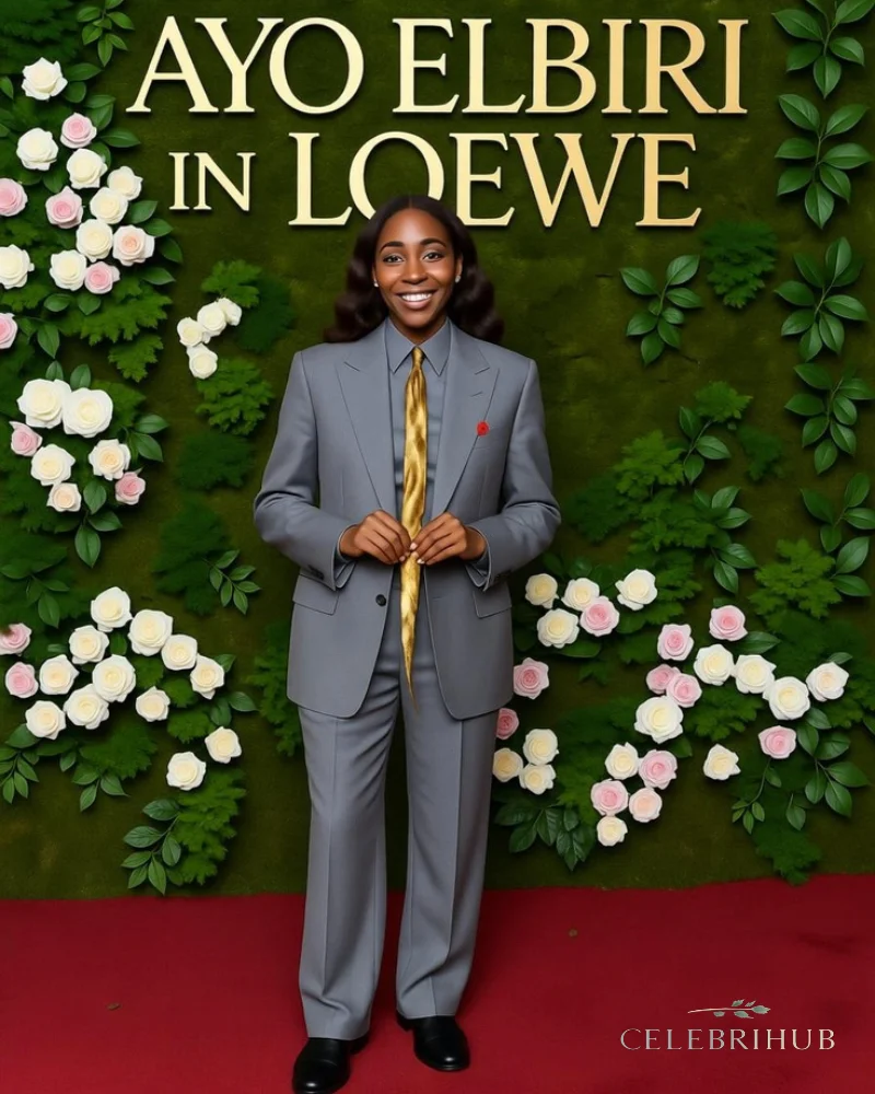 Ayo Edebiri in Loewe – Minimalism Meets Power Dressing
