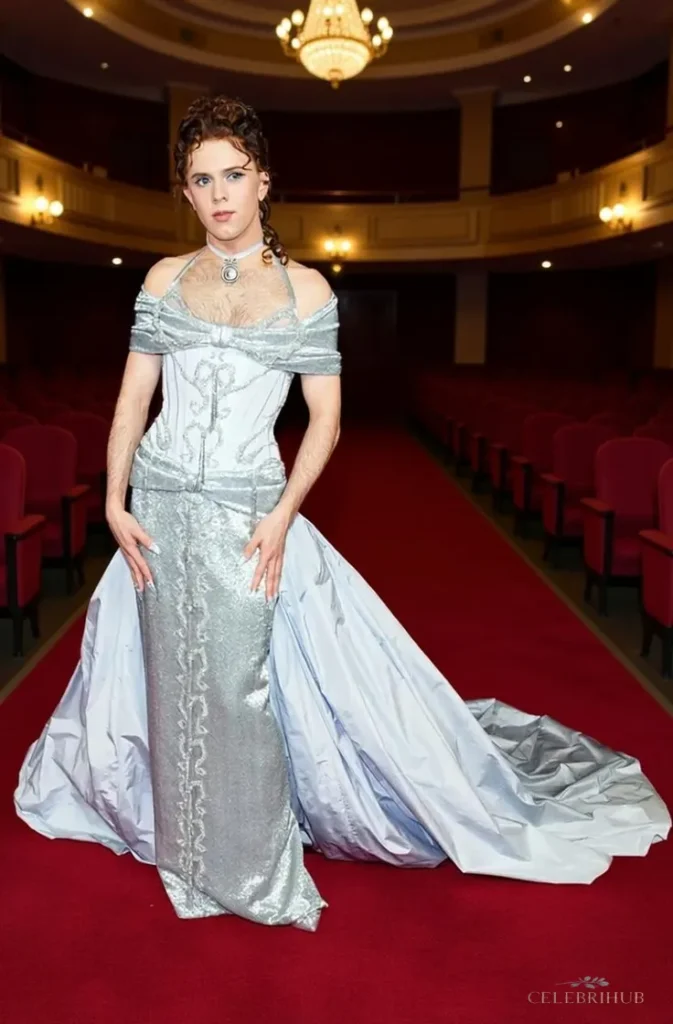 Cole Escola in Wiederhoeft – Theatrical Fashion Win