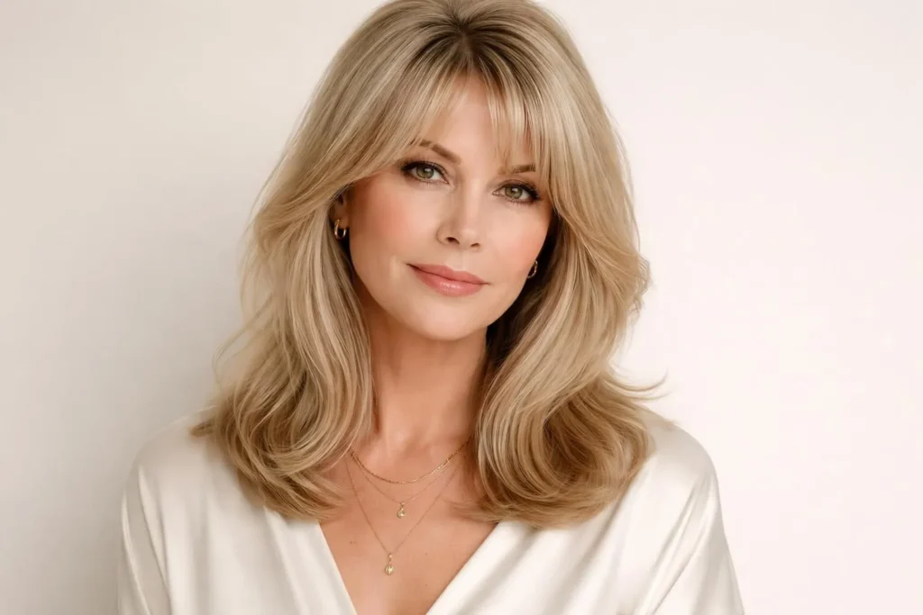 45 Stylish Shoulder Length Haircuts for Women Over 60