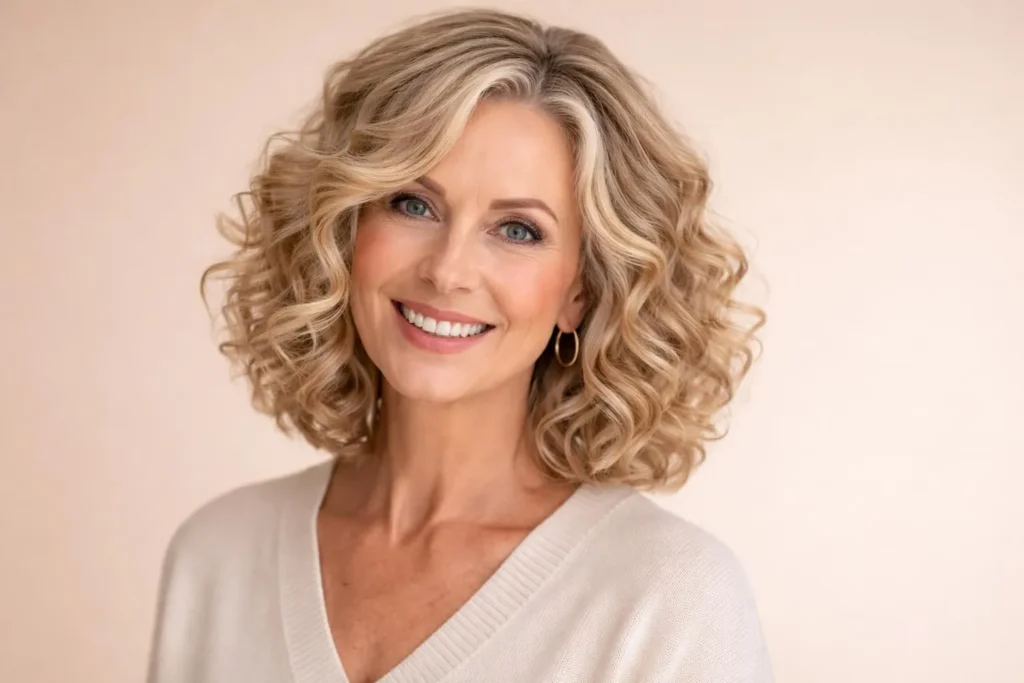 45 Stylish Shoulder Length Haircuts for Women Over 60