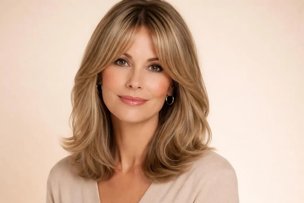 45 Stylish Shoulder Length Haircuts for Women Over 60