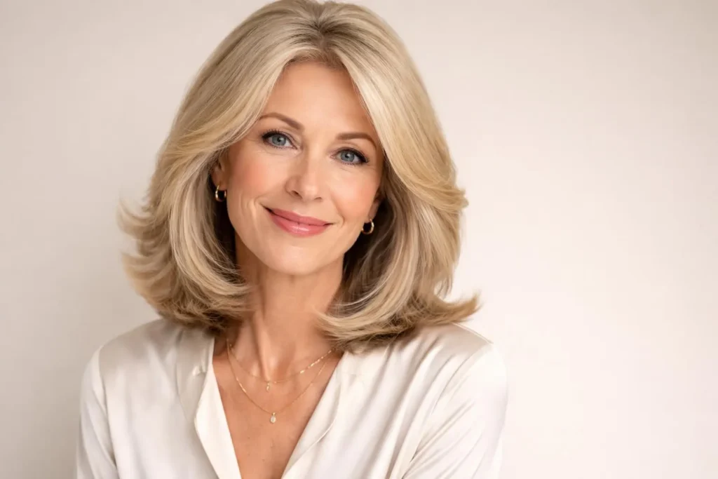 45 Stylish Shoulder Length Haircuts for Women Over 60