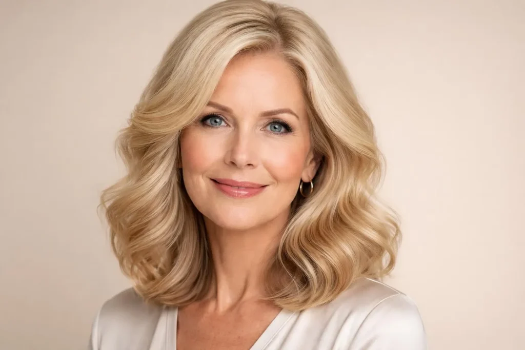 45 Stylish Shoulder Length Haircuts for Women Over 60