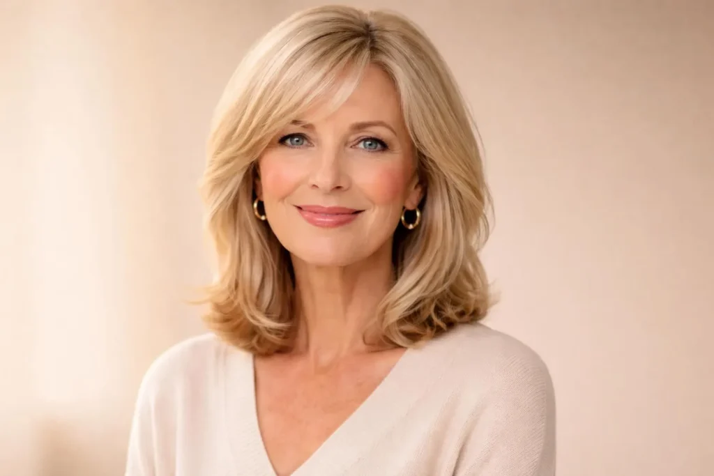 45 Stylish Shoulder Length Haircuts for Women Over 60