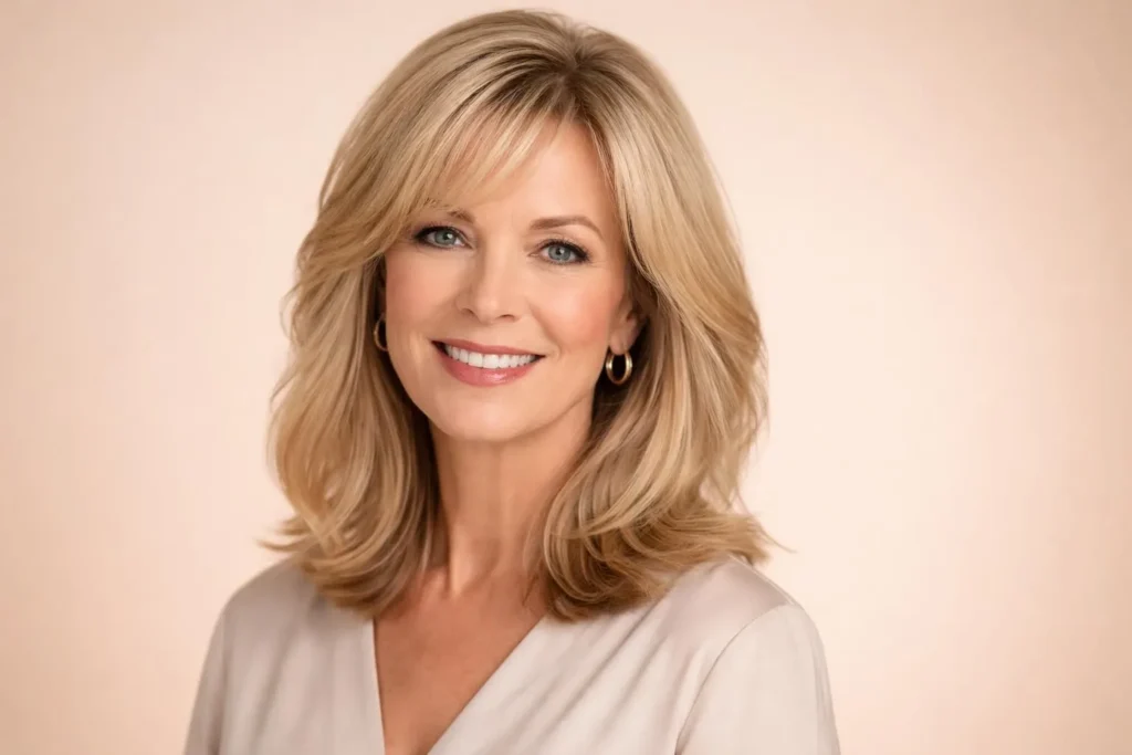 45 Stylish Shoulder Length Haircuts for Women Over 60