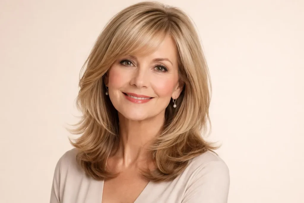 45 Stylish Shoulder Length Haircuts for Women Over 60