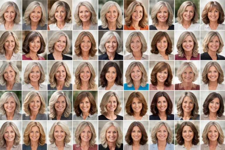 Stylish Shoulder Length Haircuts for Women Over 60