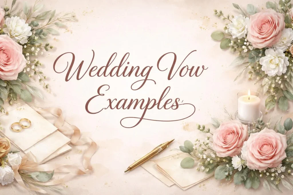 Wedding Vows Examples: Heartfelt, Personal & Unique Vows for Every Couple