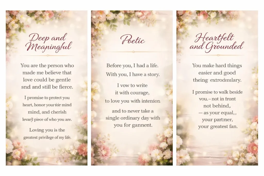 Wedding Vows Examples: Heartfelt, Personal & Unique Vows for Every Couple