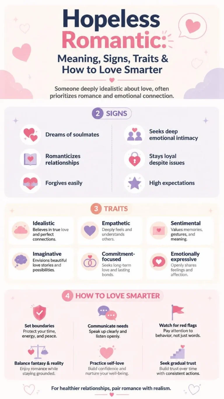 What Is a Hopeless Romantic Meaning, Signs, Traits & How to Love Smarter