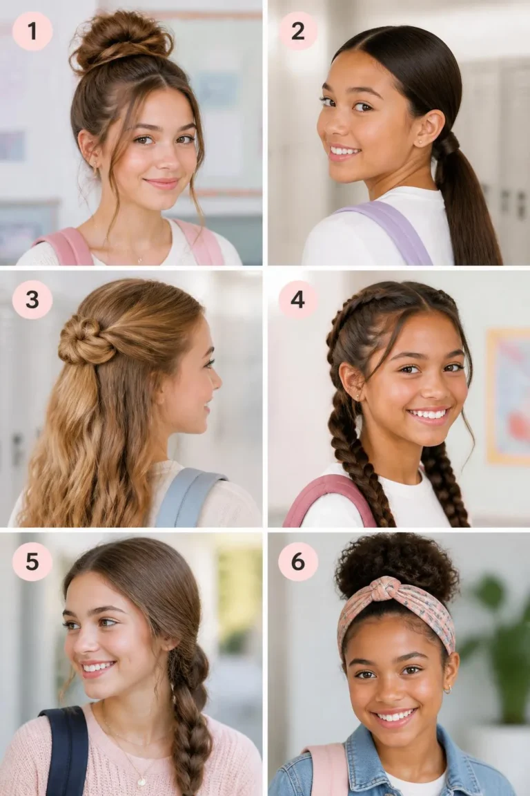 15 Easy Back-to-School Hairstyles You Can Actually Do in 5 Minutes 4 Easy Back-to-School Hairstyles You Can Actually Do in 5 Minutes