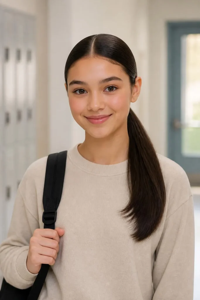 15 Easy Back-to-School Hairstyles You Can Actually Do in 5 Minutes 6 15 Easy Back-to-School Hairstyles You Can Actually Do in 5 Minutes