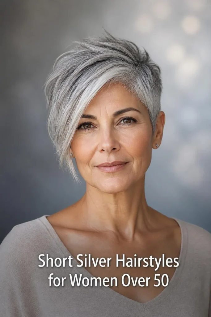 Short Silver Hairstyles for Women Over 50 That Look Absolutely Stunning in 2026