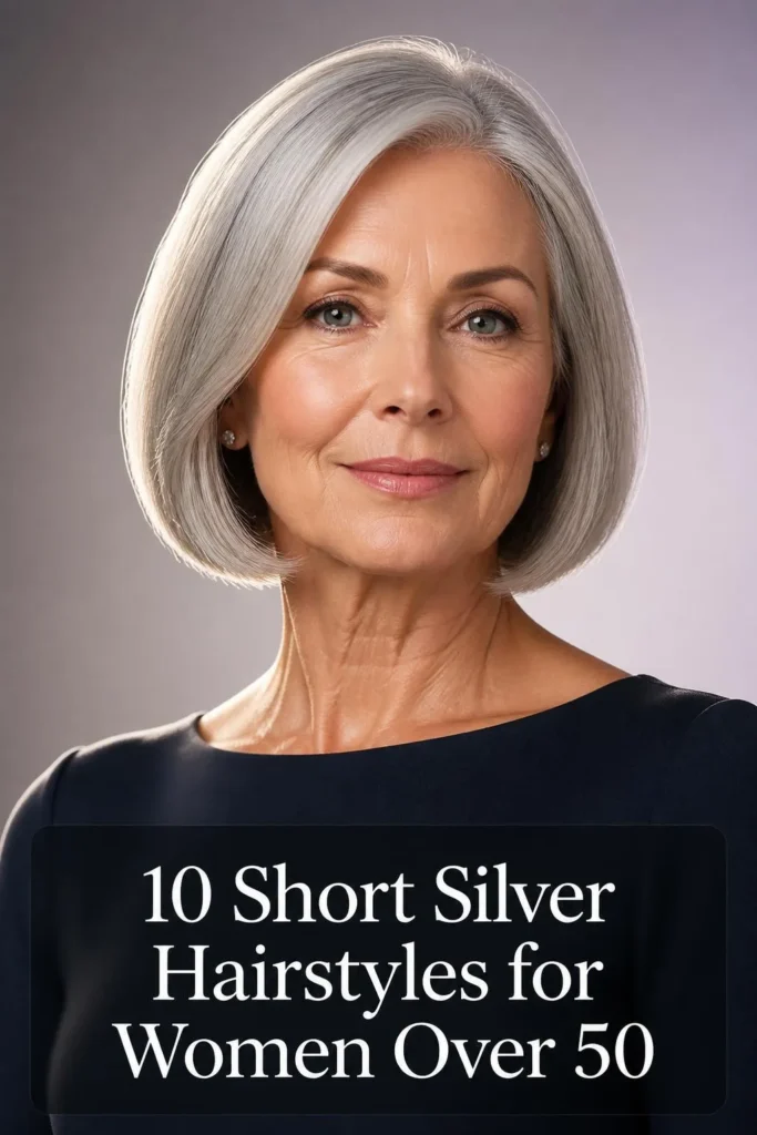 Short Silver Hairstyles for Women Over 50 That Look Absolutely Stunning in 2026
