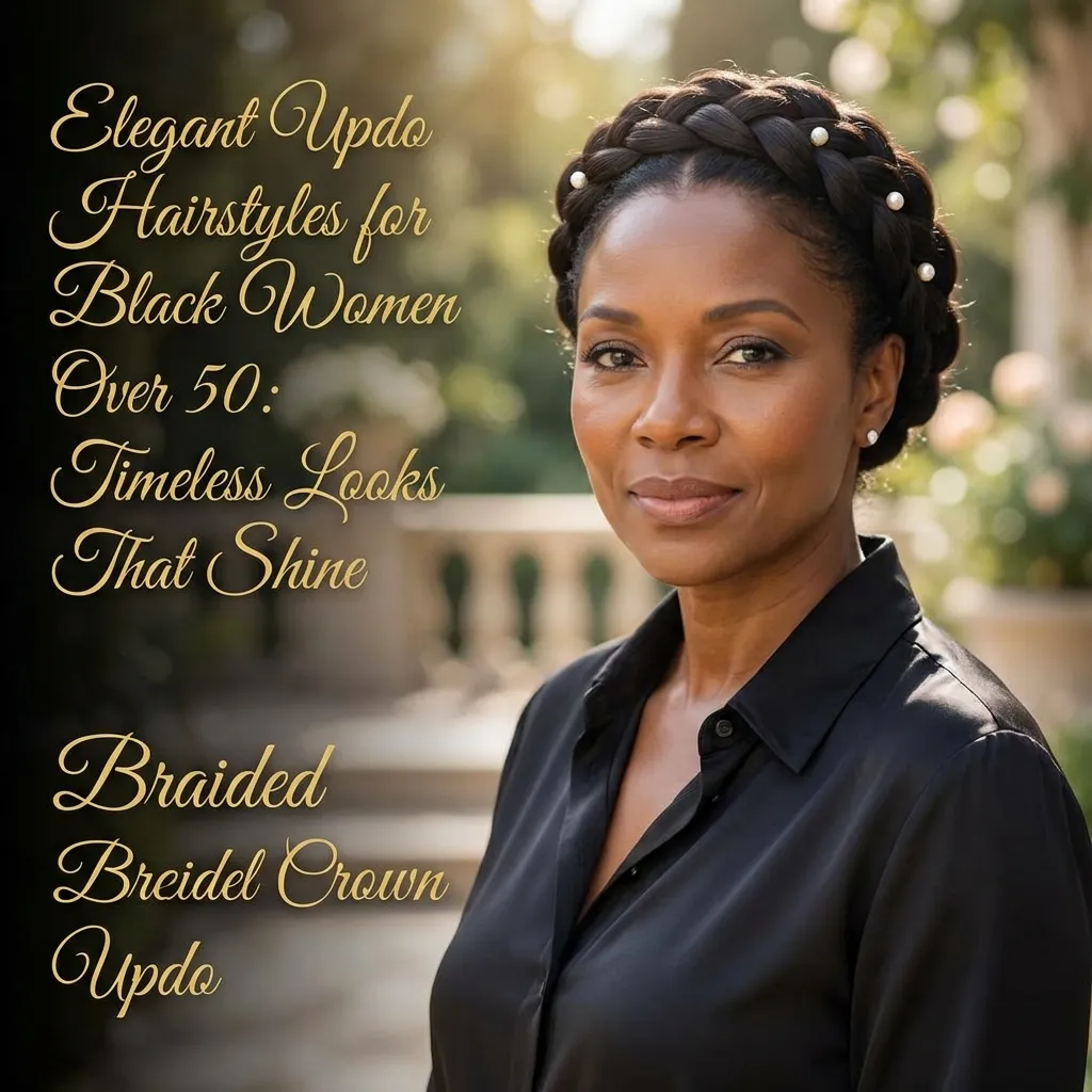 Elegant Updo Hairstyles for Black Women Over 50: Timeless Looks That Shine