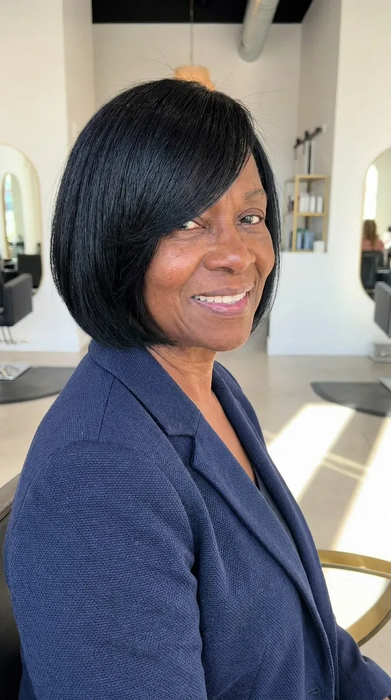 Bob Hairstyles for Older Black Women: 17 Stylish, Modern Cuts to Wear With Confidence 4 Bob Hairstyles for Older Black Women: 17 Stylish, Modern Cuts to Wear With Confidence
