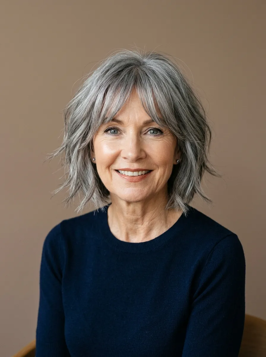 25 Choppy Bob Haircuts for Women Over 60 to Try in 2026