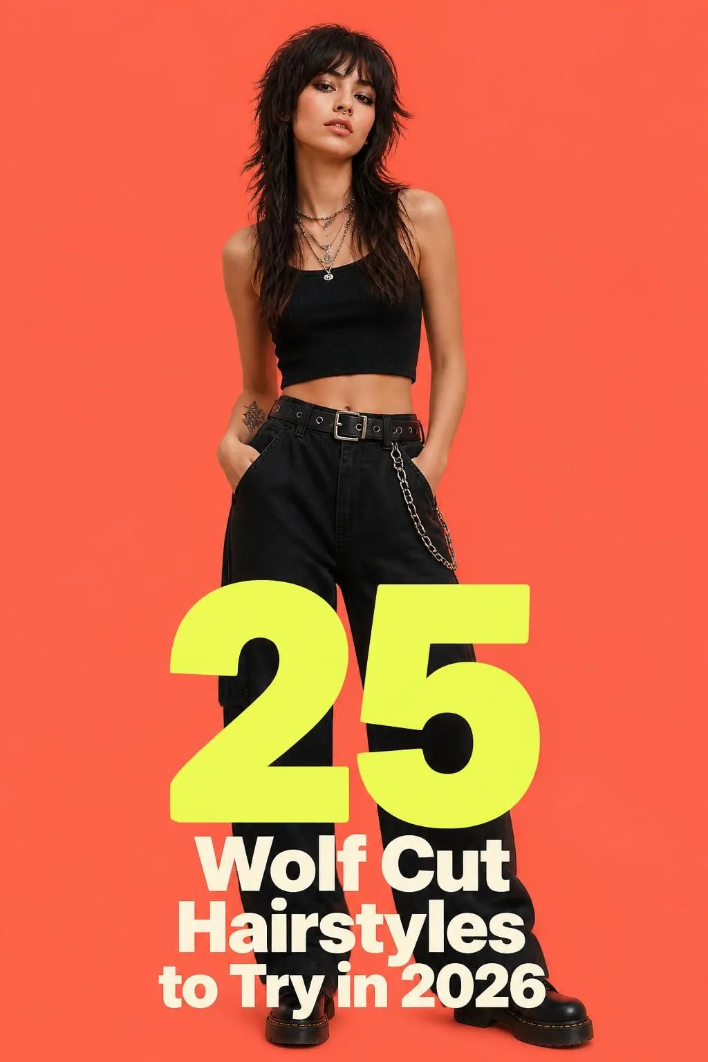 25 Wolf Cut Hairstyles to Try in 2026: Edgy, Textured & Pinterest-Ready Looks