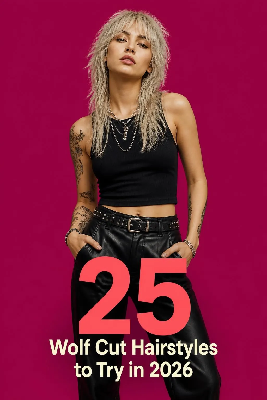 25 Wolf Cut Hairstyles to Try in 2026: Edgy, Textured & Pinterest-Ready Looks