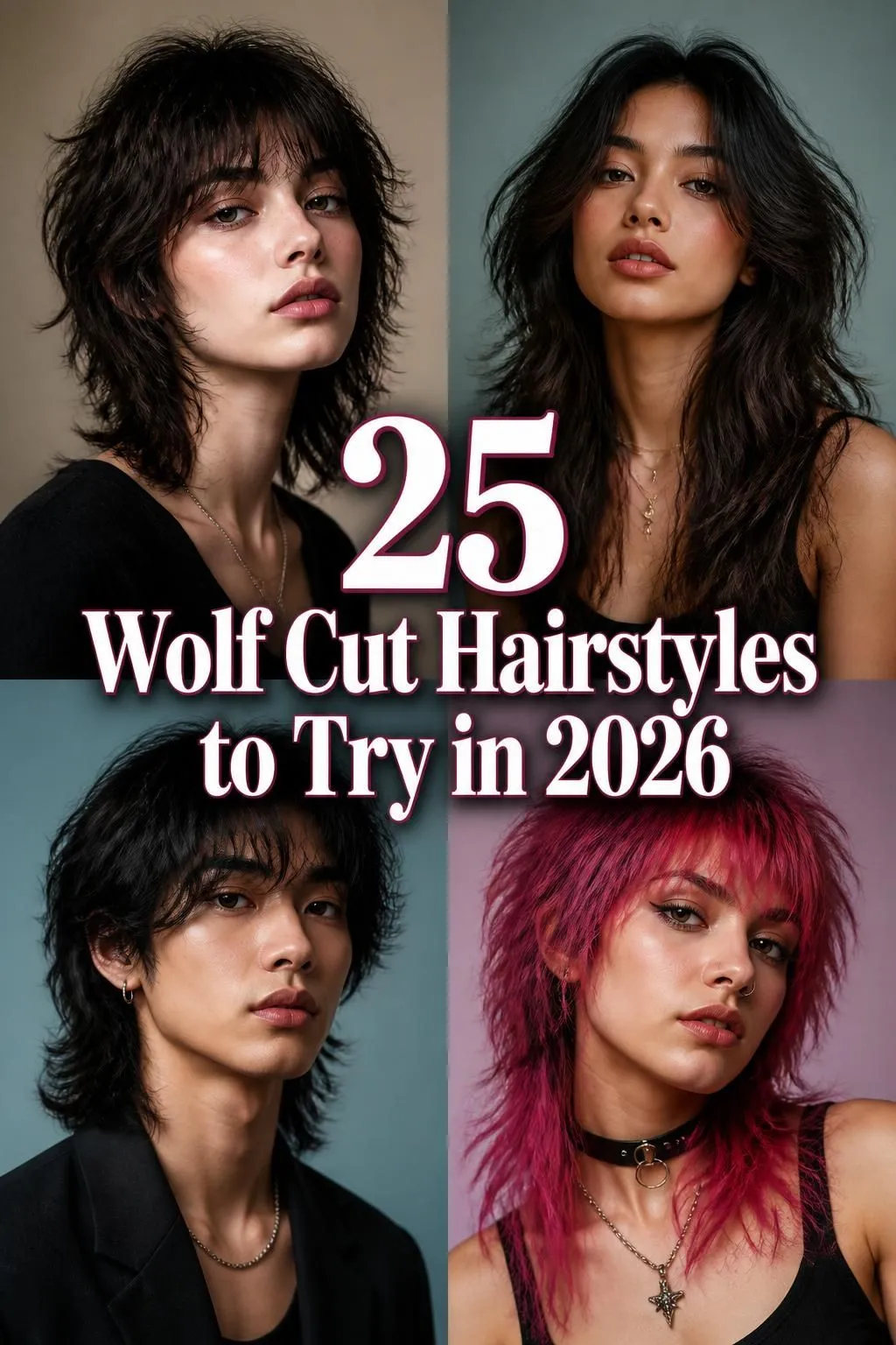 25 Wolf Cut Hairstyles to Try in 2026: Edgy, Textured & Pinterest-Ready Looks
