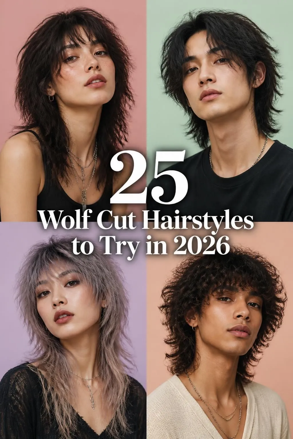 25 Wolf Cut Hairstyles to Try in 2026: Edgy, Textured & Pinterest-Ready Looks