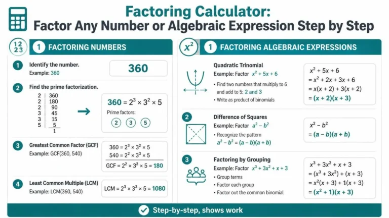 Factoring Calculator