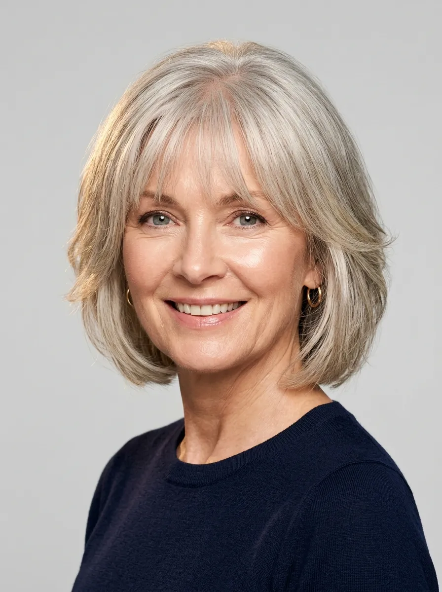 20 Bob Hairstyles for Women Over 60 That Are Easy to Style in 2026