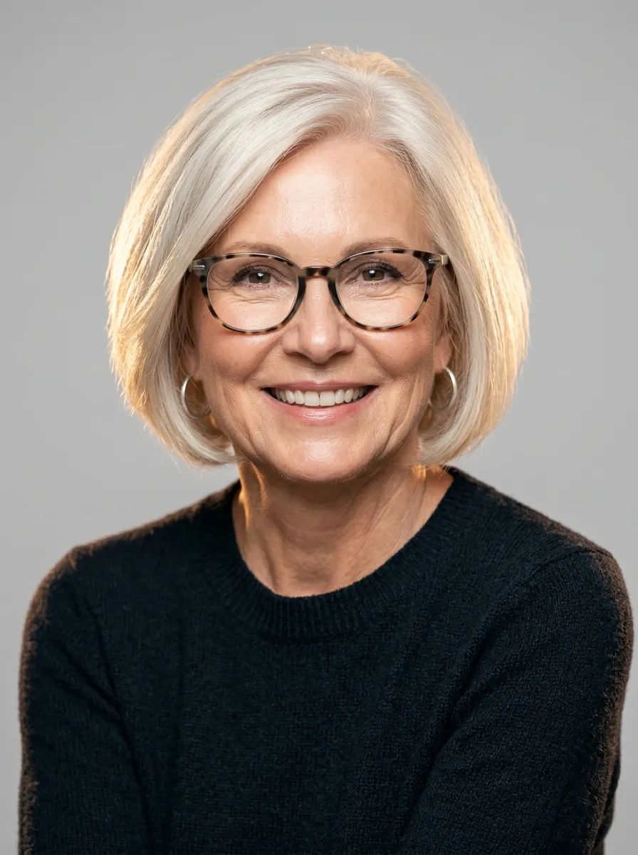 20 Bob Hairstyles for Women Over 60 That Are Easy to Style in 2026