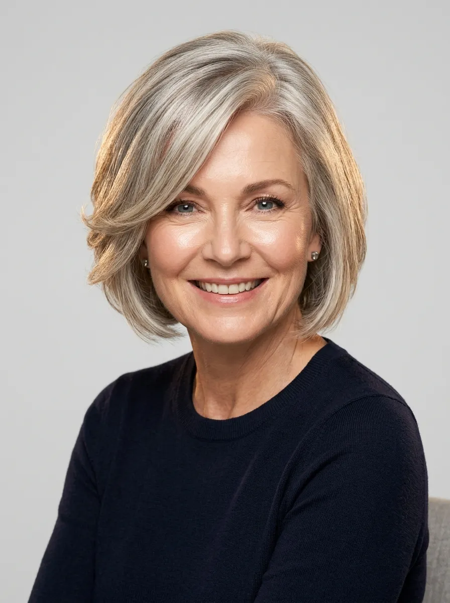 20 Bob Hairstyles for Women Over 60 That Are Easy to Style in 2026