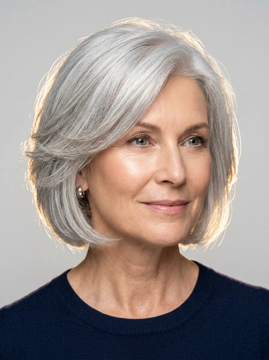 20 Bob Hairstyles for Women Over 60 That Are Easy to Style in 2026