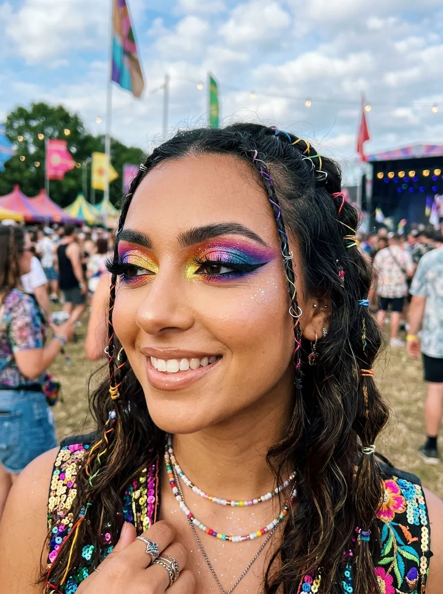 14 Bold Eyeshadow Ideas for a Festival Makeup Look 2 14 Bold Eyeshadow Ideas for a Festival Makeup Look