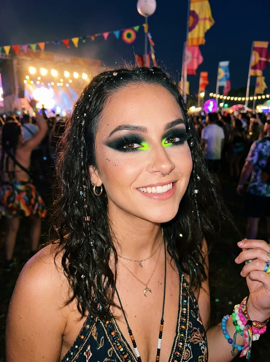 14 Bold Eyeshadow Ideas for a Festival Makeup Look 10 14 Bold Eyeshadow Ideas for a Festival Makeup Look