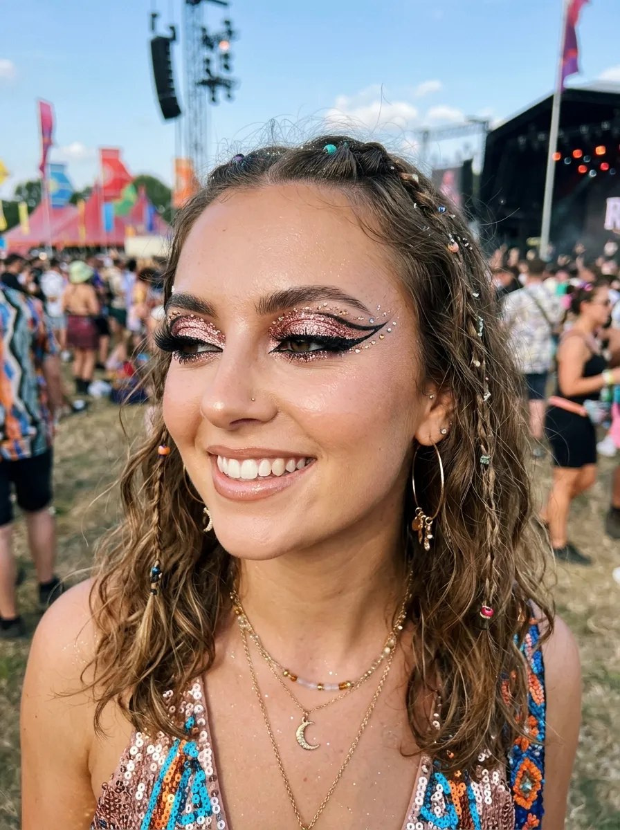 14 Bold Eyeshadow Ideas for a Festival Makeup Look 12 14 Bold Eyeshadow Ideas for a Festival Makeup Look