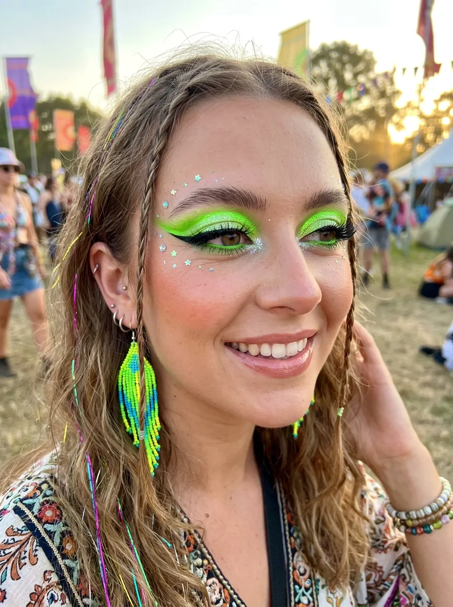 14 Bold Eyeshadow Ideas for a Festival Makeup Look 14 14 Bold Eyeshadow Ideas for a Festival Makeup Look
