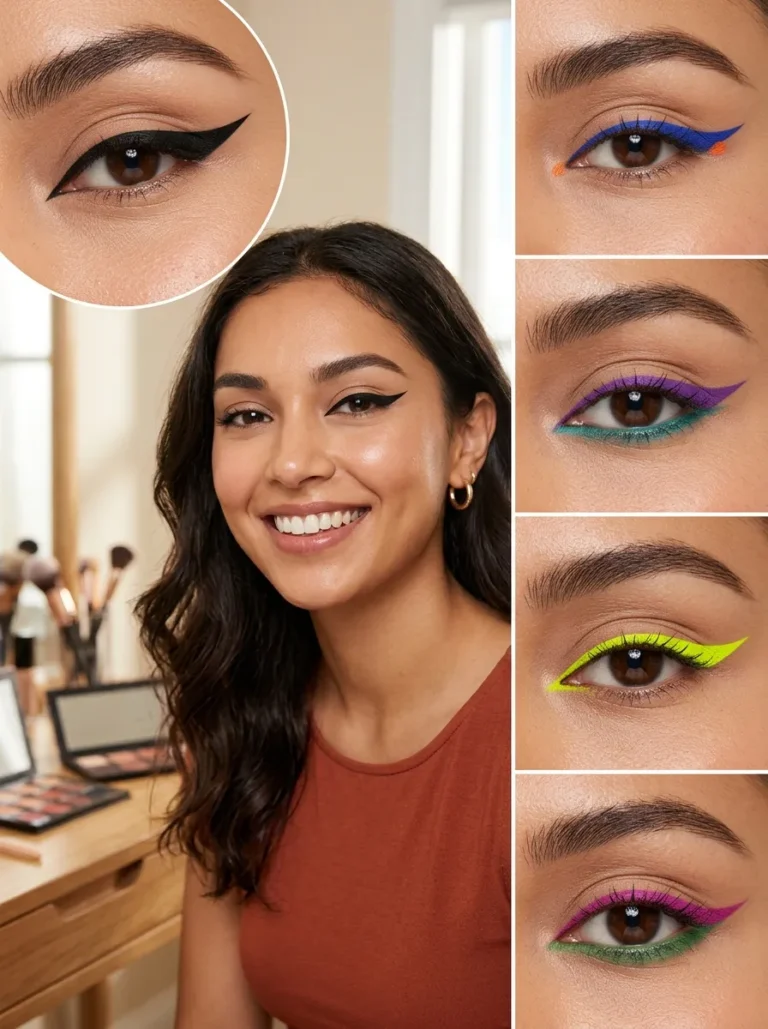 14 Colorful Eyeliner Ideas for a Quick Five Minute Makeup Routine