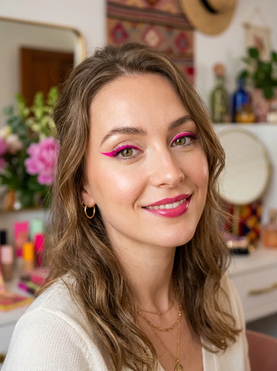 14 Colorful Eyeliner Ideas for a Quick Five Minute Makeup Routine