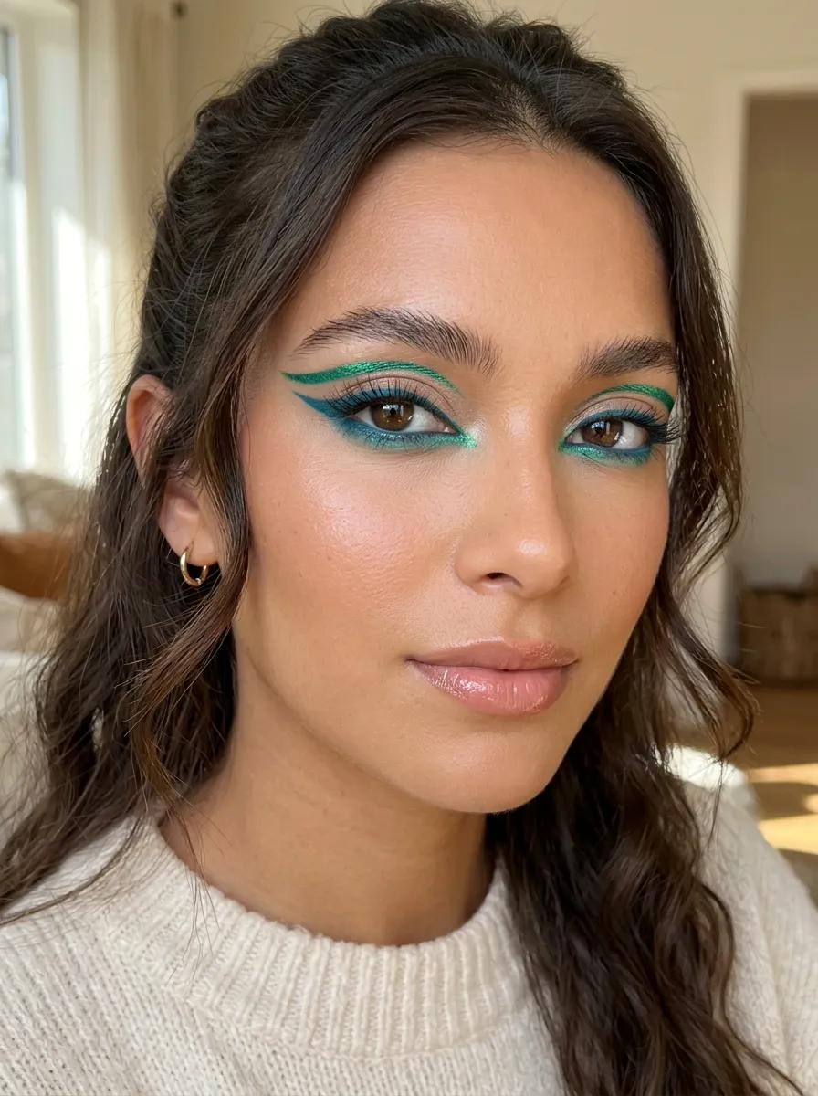 14 Colorful Eyeliner Ideas for a Quick Five Minute Makeup Routine