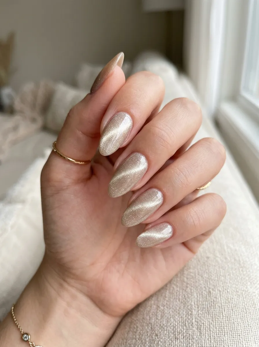 12 Cat Eye Nails: Magnetic Designs That Shimmer & Shift in Light