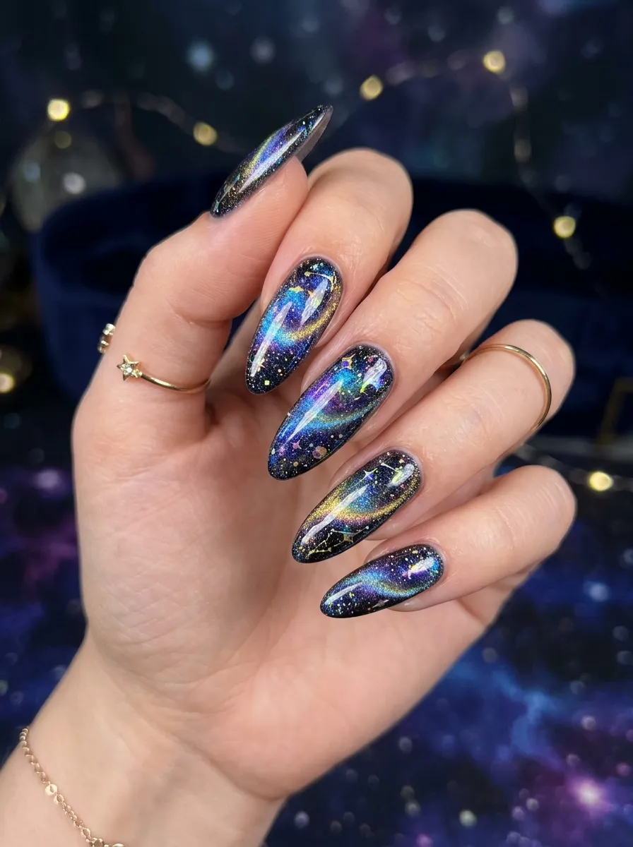12 Cat Eye Nails: Magnetic Designs That Shimmer & Shift in Light
