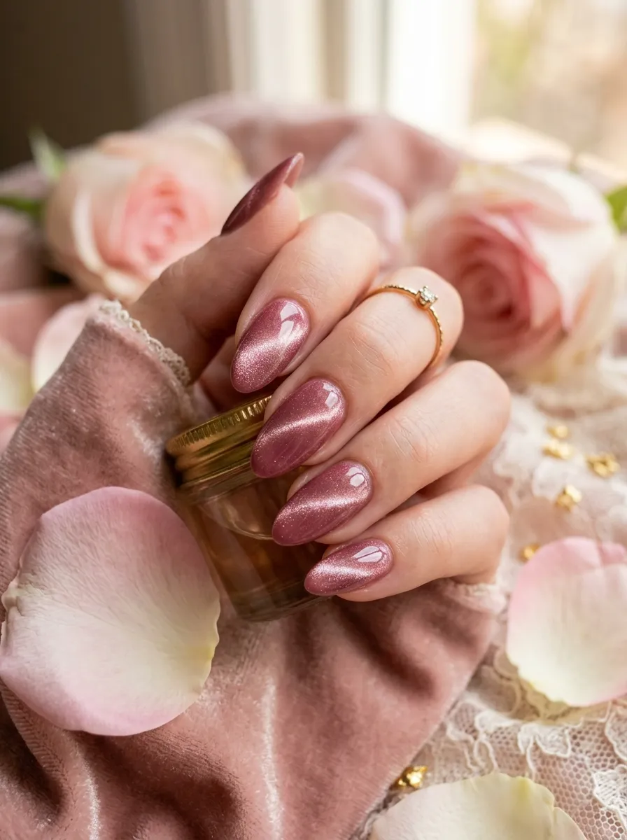 12 Cat Eye Nails: Magnetic Designs That Shimmer & Shift in Light