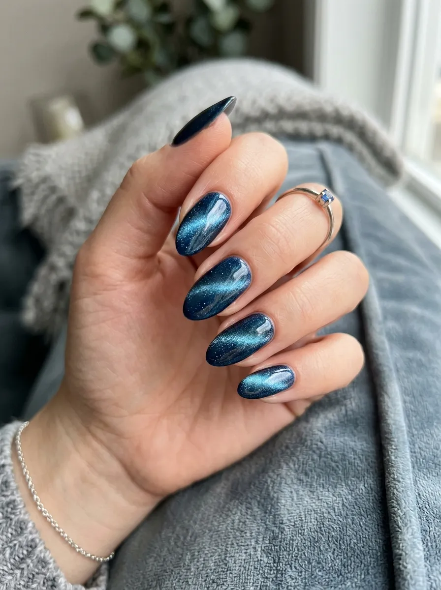 12 Cat Eye Nails: Magnetic Designs That Shimmer & Shift in Light