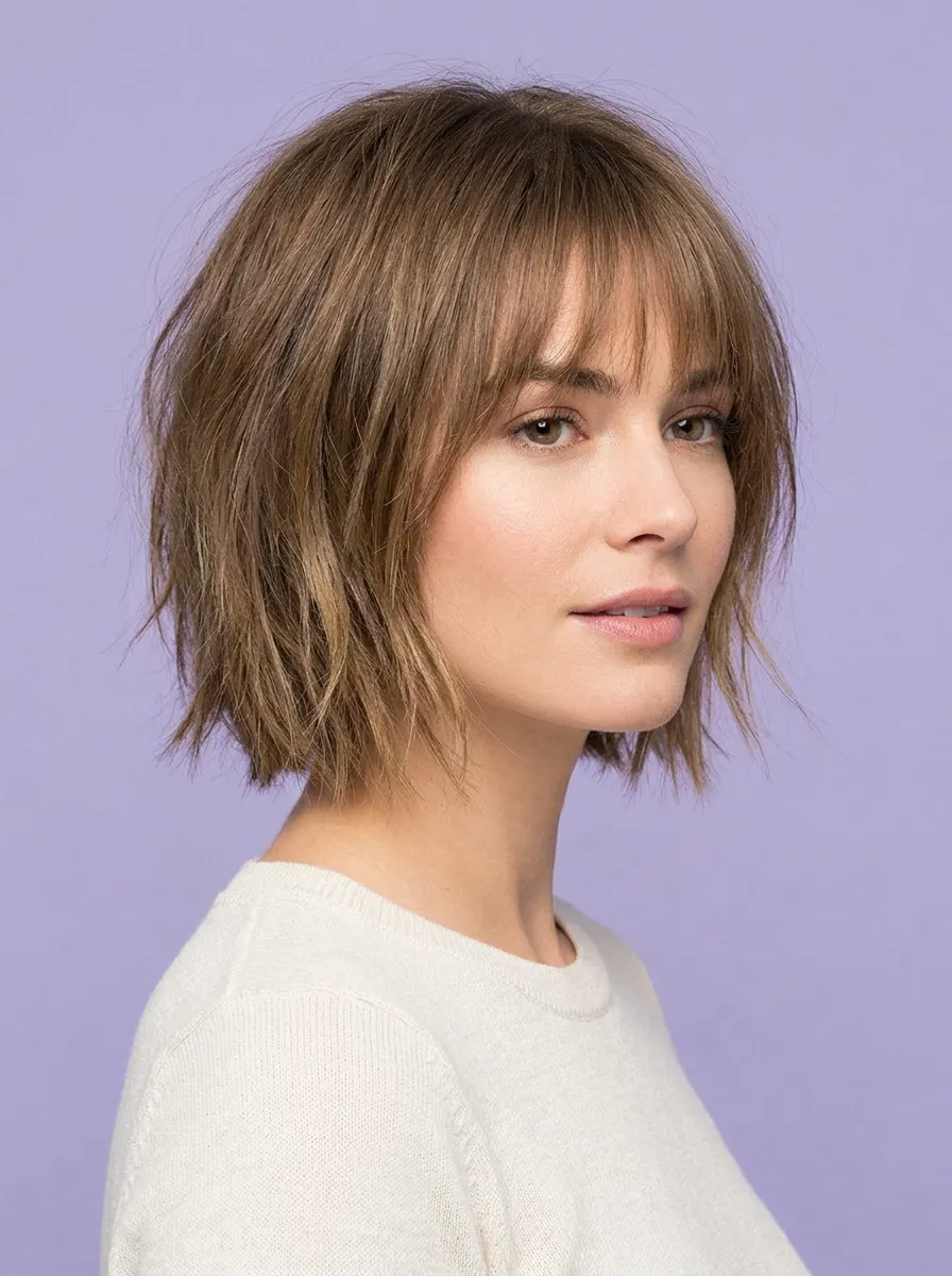 19 Choppy Bob Hairstyles With Bangs That Give You Volume, Shape, and Real Style