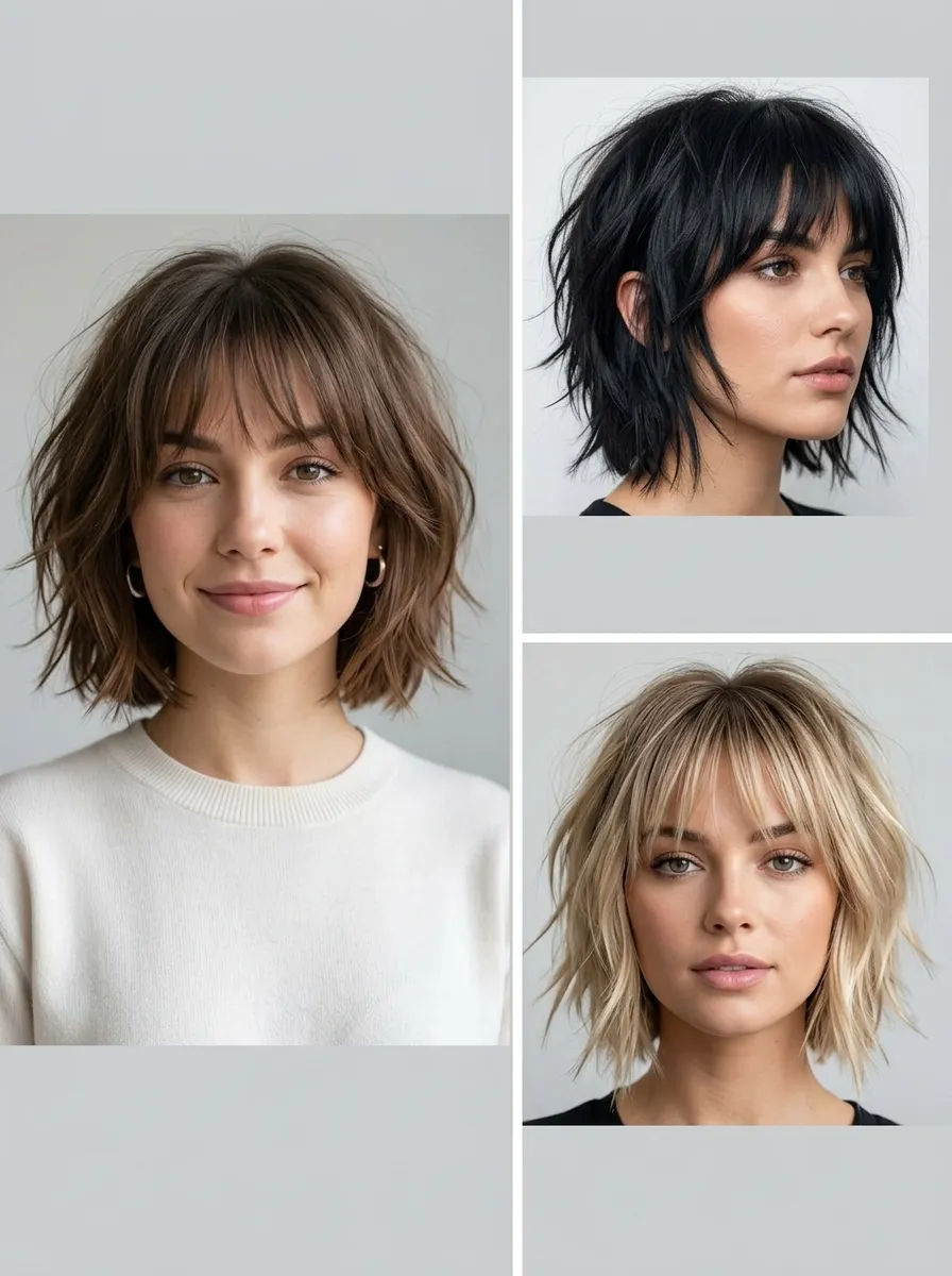 19 Choppy Bob Hairstyles With Bangs That Give You Volume, Shape, and Real Style