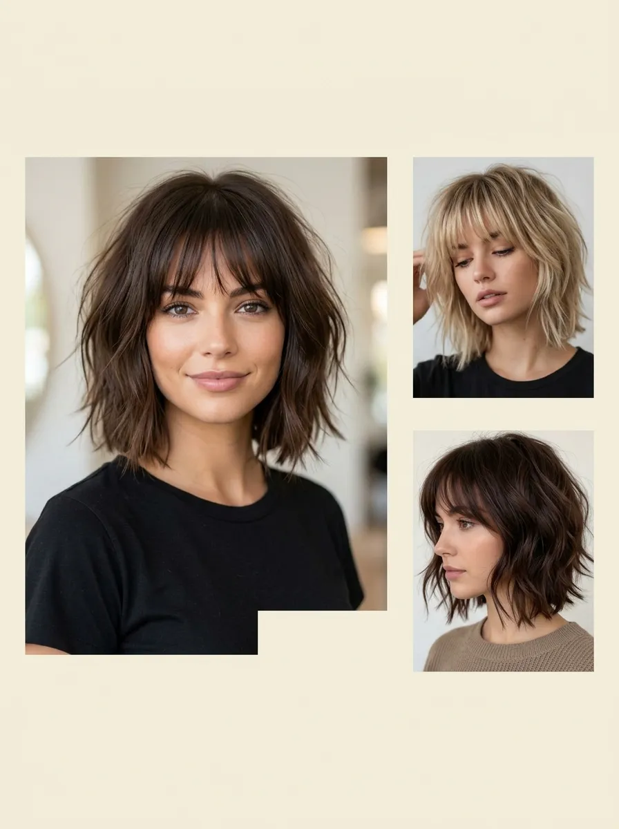 19 Choppy Bob Hairstyles With Bangs That Give You Volume, Shape, and Real Style