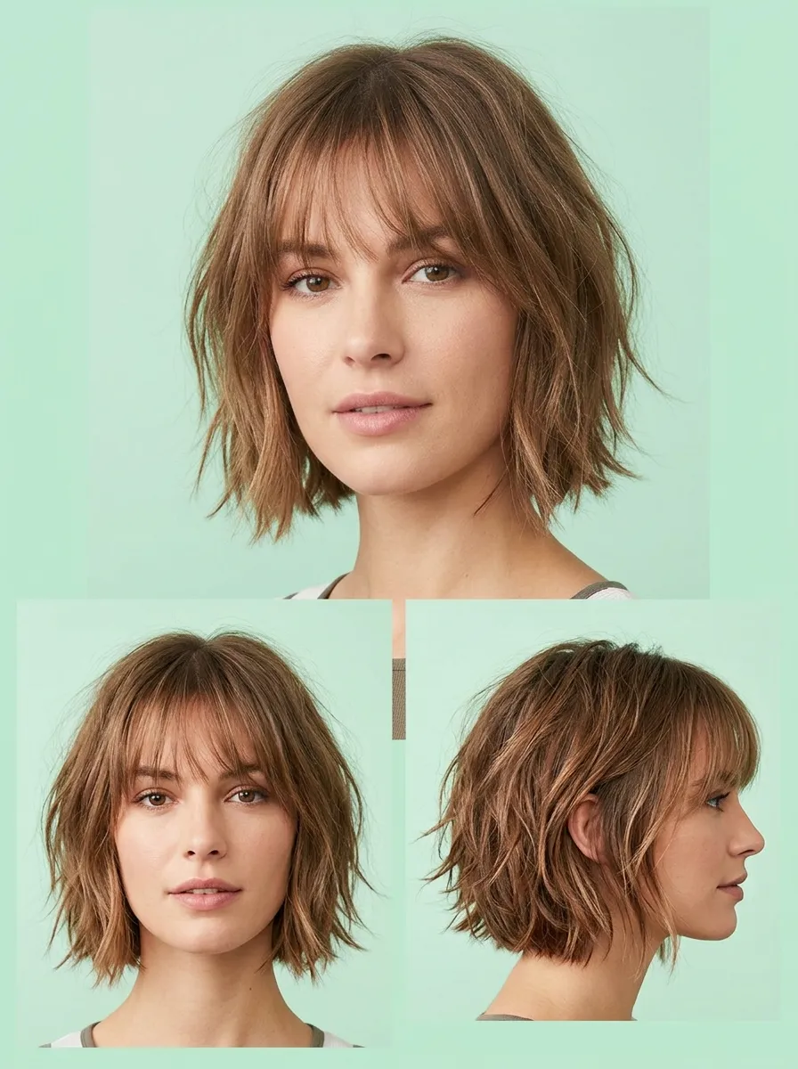 19 Choppy Bob Hairstyles With Bangs That Give You Volume, Shape, and Real Style