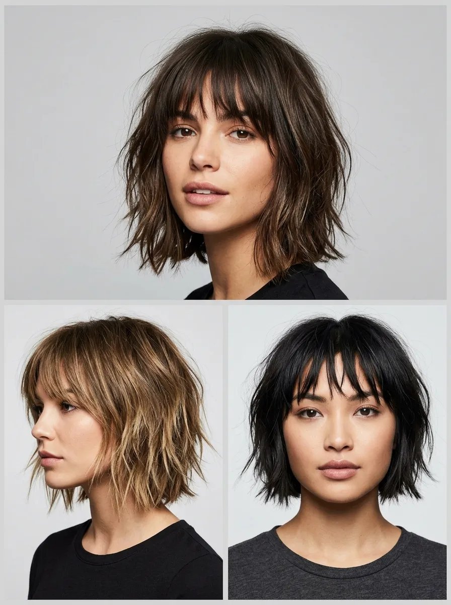 19 Choppy Bob Hairstyles With Bangs That Give You Volume, Shape, and Real Style
