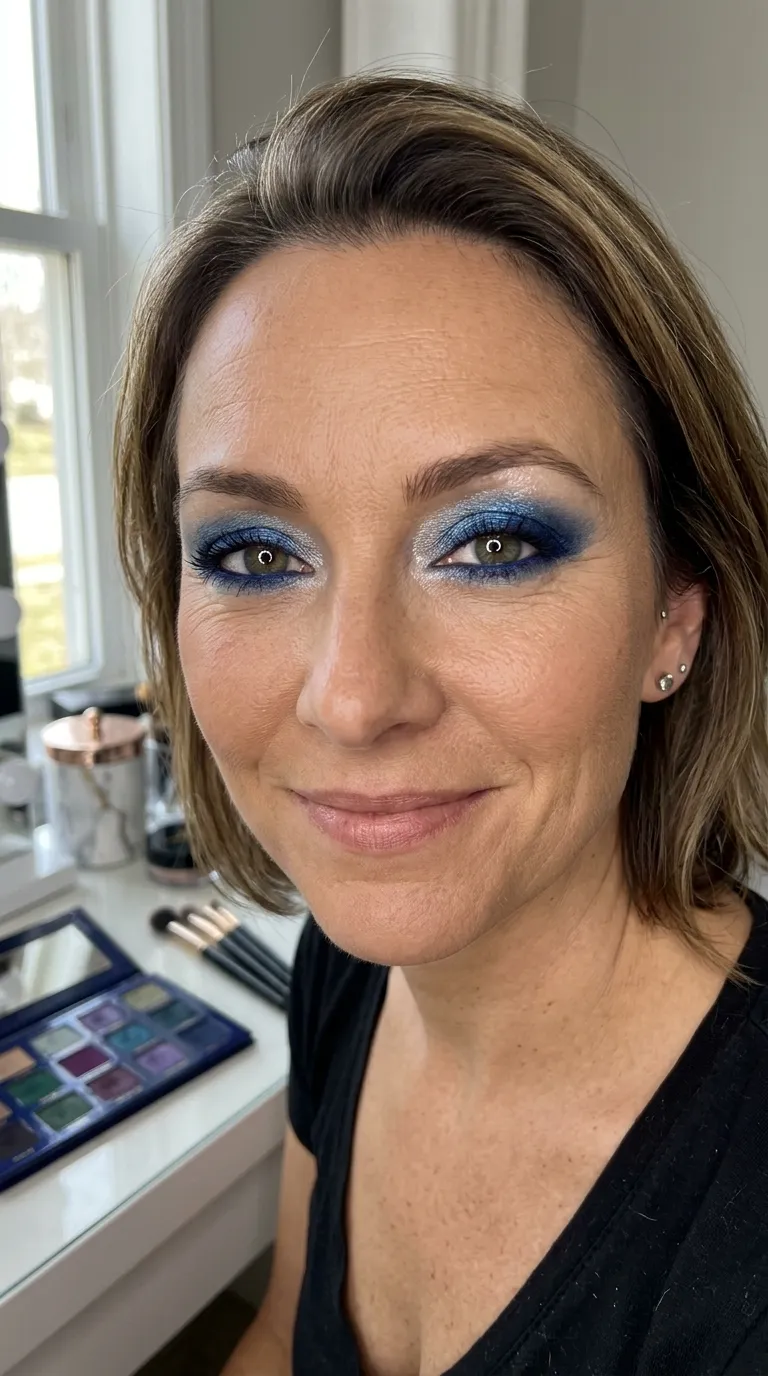 16 Colorful Eye Makeup Ideas for Mature Eyes Over 40