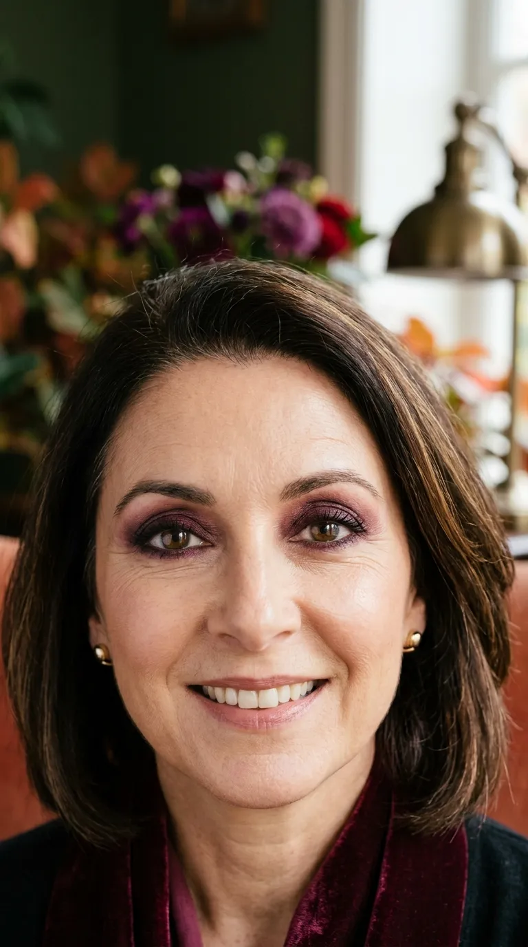 16 Colorful Eye Makeup Ideas for Mature Eyes Over 40 7 16 Colorful Eye Makeup Ideas for Mature Eyes Over 40