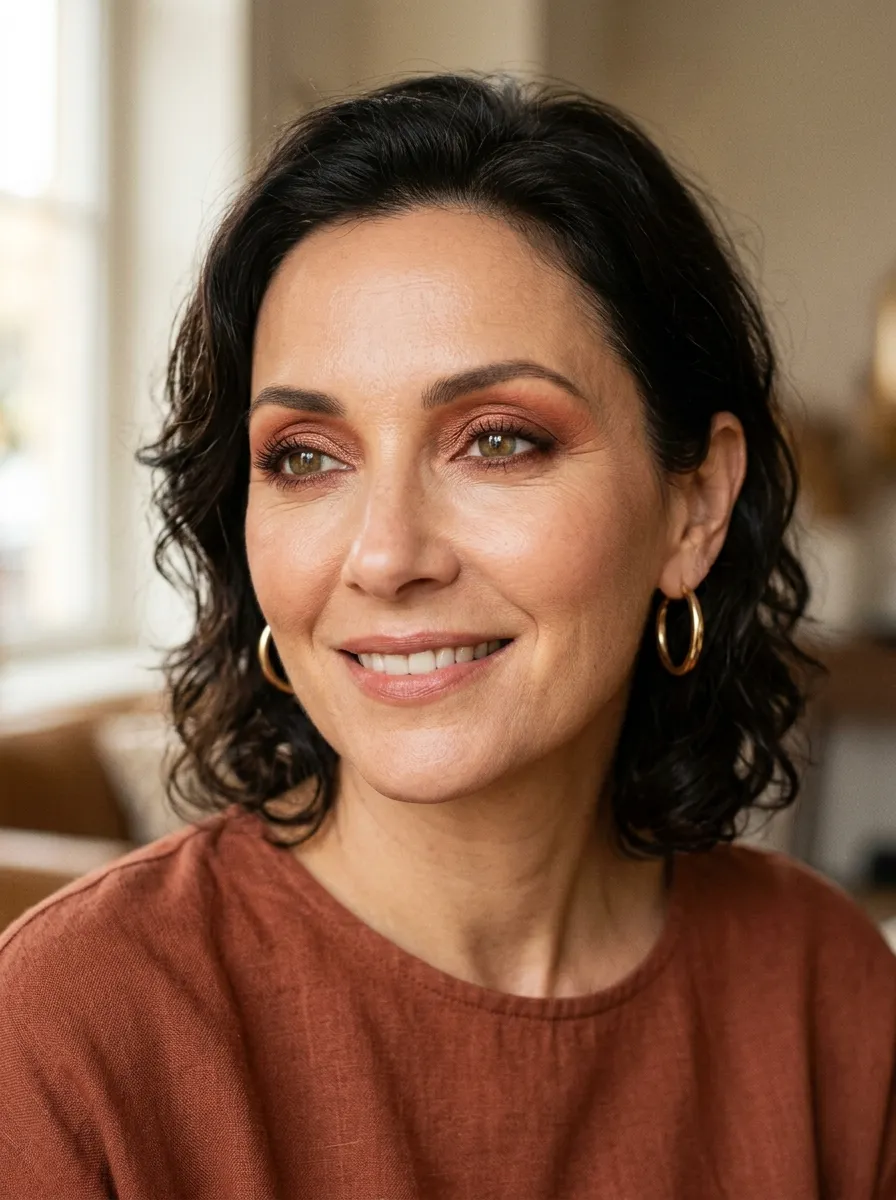 16 Colorful Eye Makeup Ideas for Mature Eyes Over 40 14 16 Colorful Eye Makeup Ideas for Mature Eyes Over 40