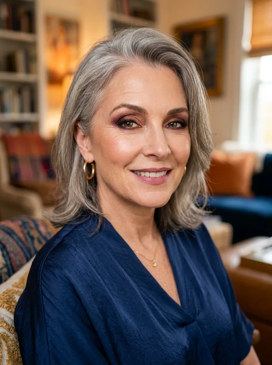 16 Colorful Eye Makeup Ideas for Mature Eyes Over 40 16 16 Colorful Eye Makeup Ideas for Mature Eyes Over 40